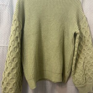 Elegant Sage Women's Sweater